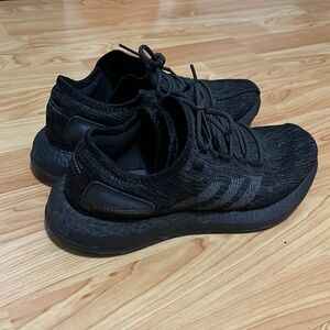 ADIDAS PUREBOOST BLACK SNEAKERS SIZE 9